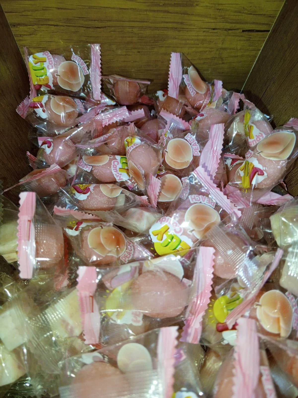 جيلاتين بطعم الخوخ